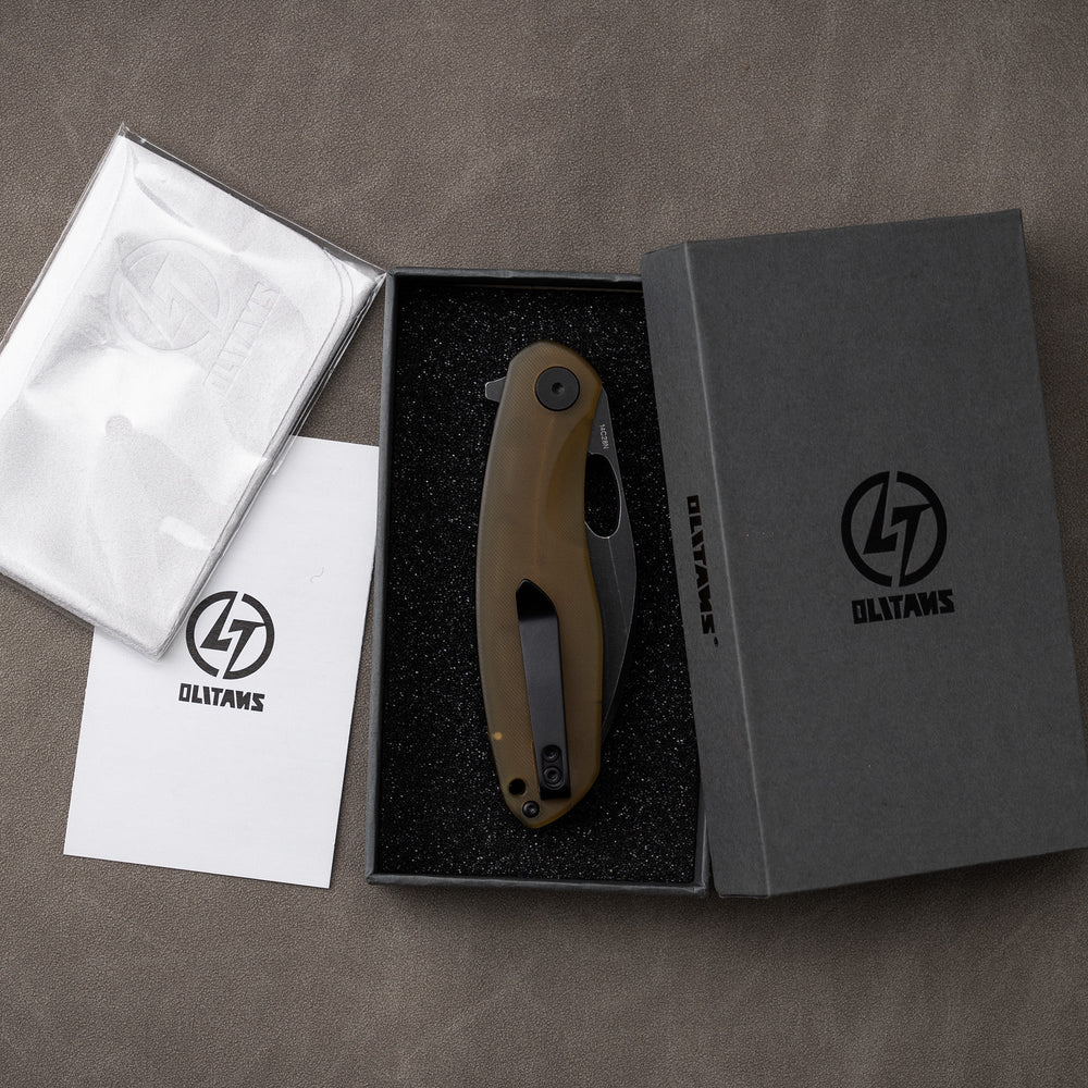 PEI black G064 knife in presentation box