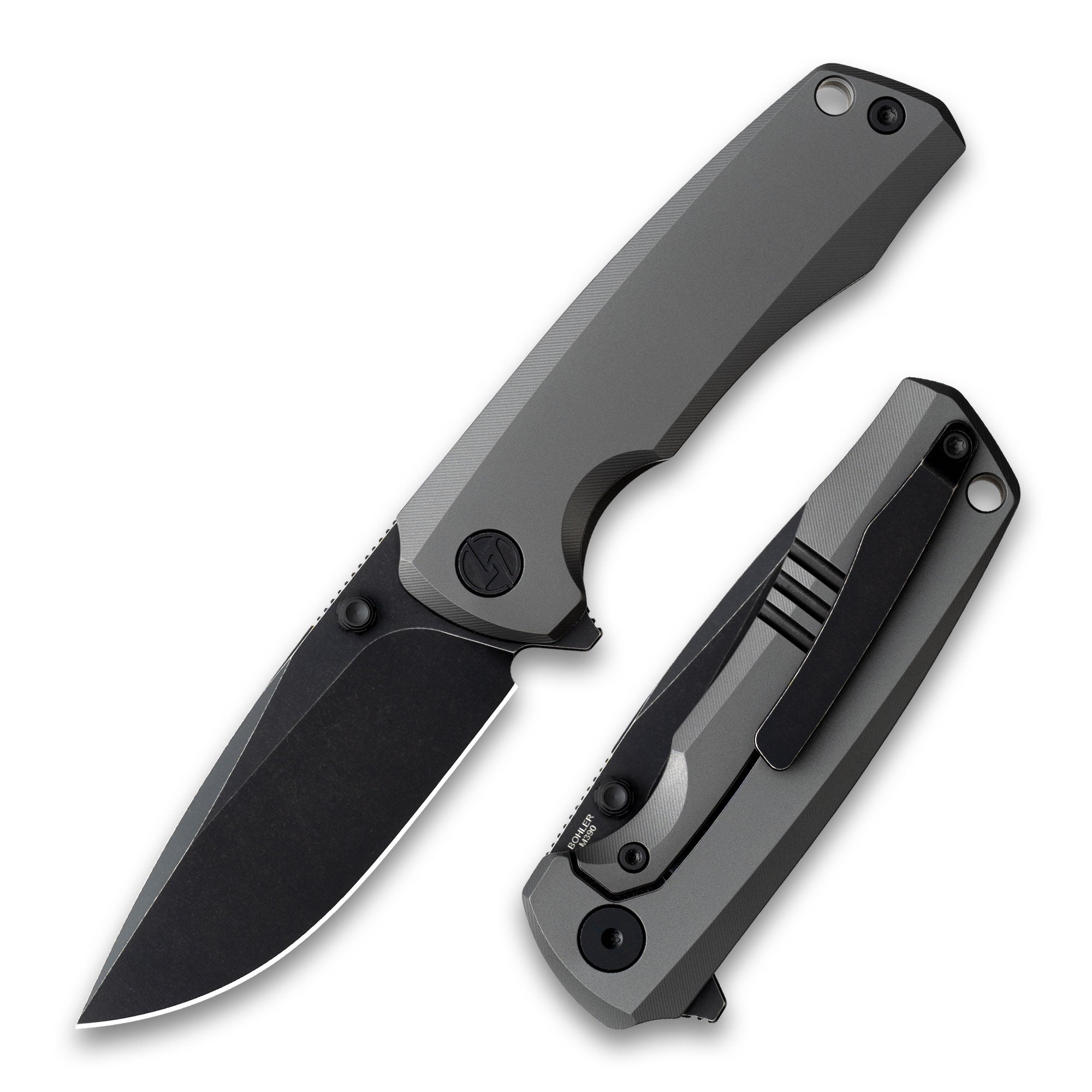 Ti-Bomber T065 Folding Knife –（2.95"+Bohler M390 +Titanium）-OLITANS