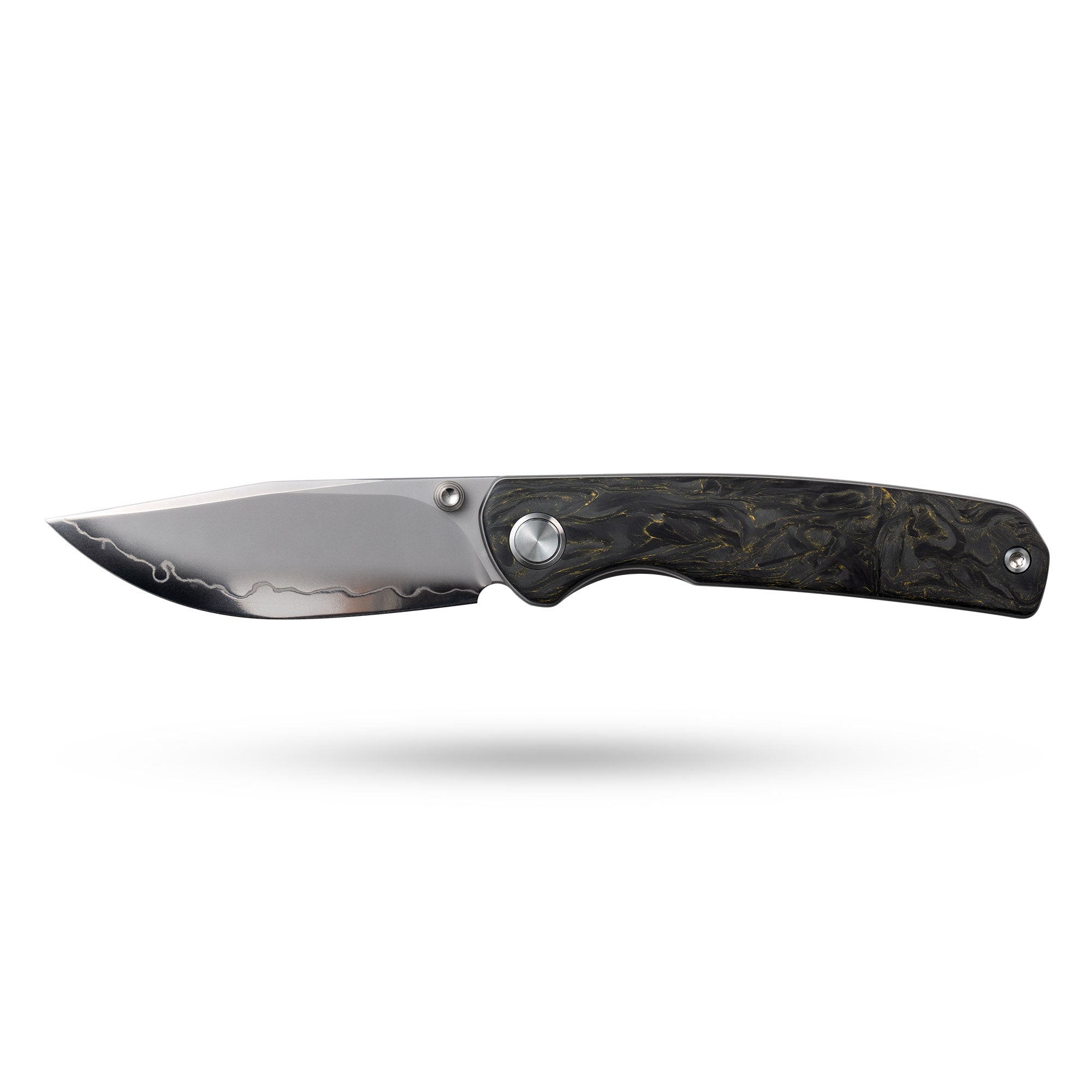 Gecko M070 (3.07'+SLD Magic+Carbon fibre)-Liner Lock-thumb stud