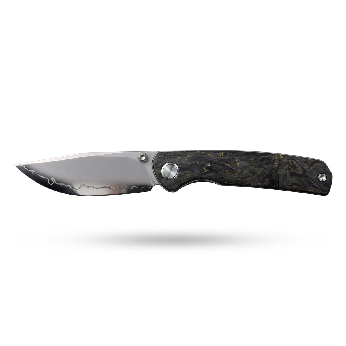 Gecko M070 (3.07'+SLD Magic+Carbon fibre)-Liner Lock-thumb stud