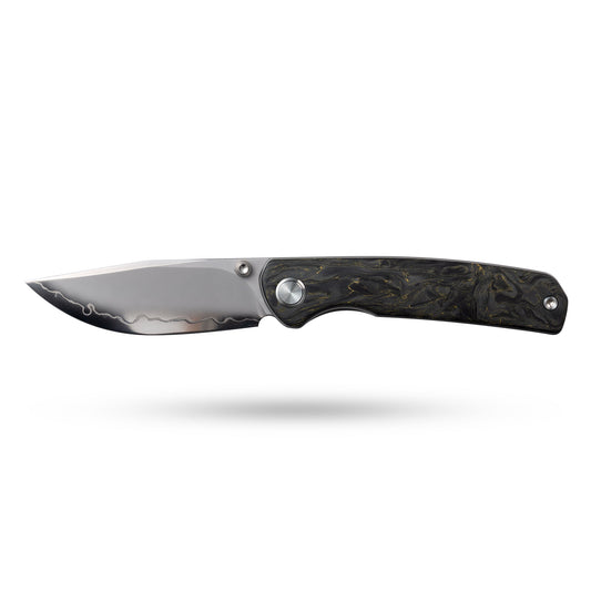 Gecko M070 (3.07'+SLD Magic+Carbon fibre)-Liner Lock-thumb stud