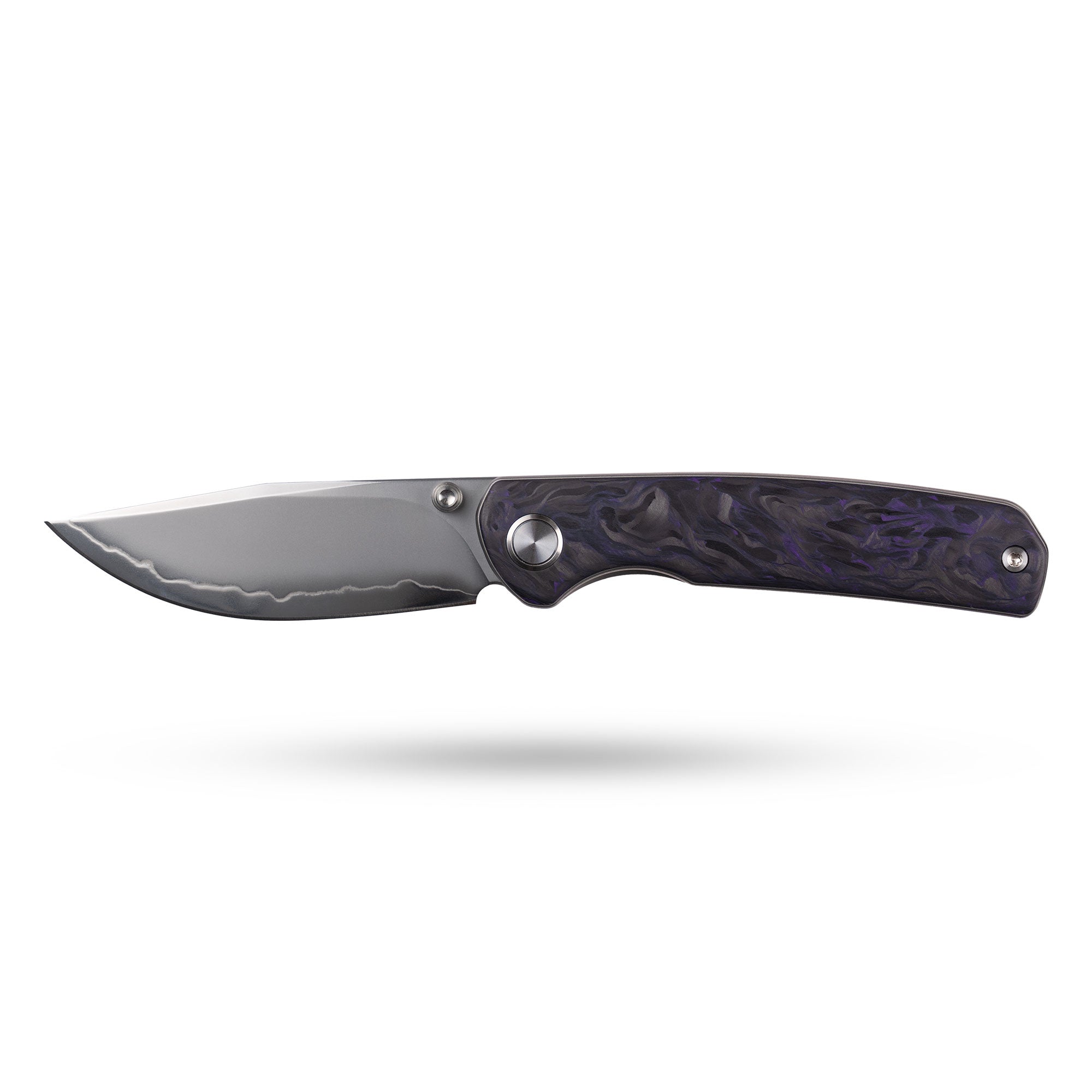 Gecko M070 (3.07''+SLD Magic+Carbon fibre)-Liner Lock-thumb stud