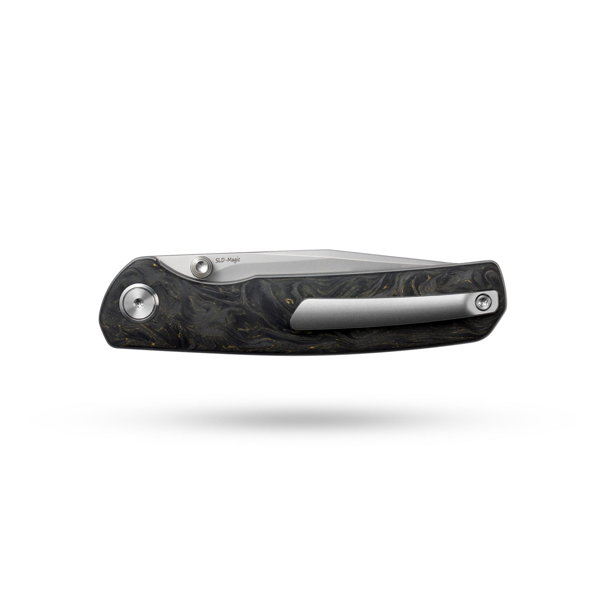 Gecko M070 (3.07'+SLD Magic+Carbon fibre)-Liner Lock-thumb stud