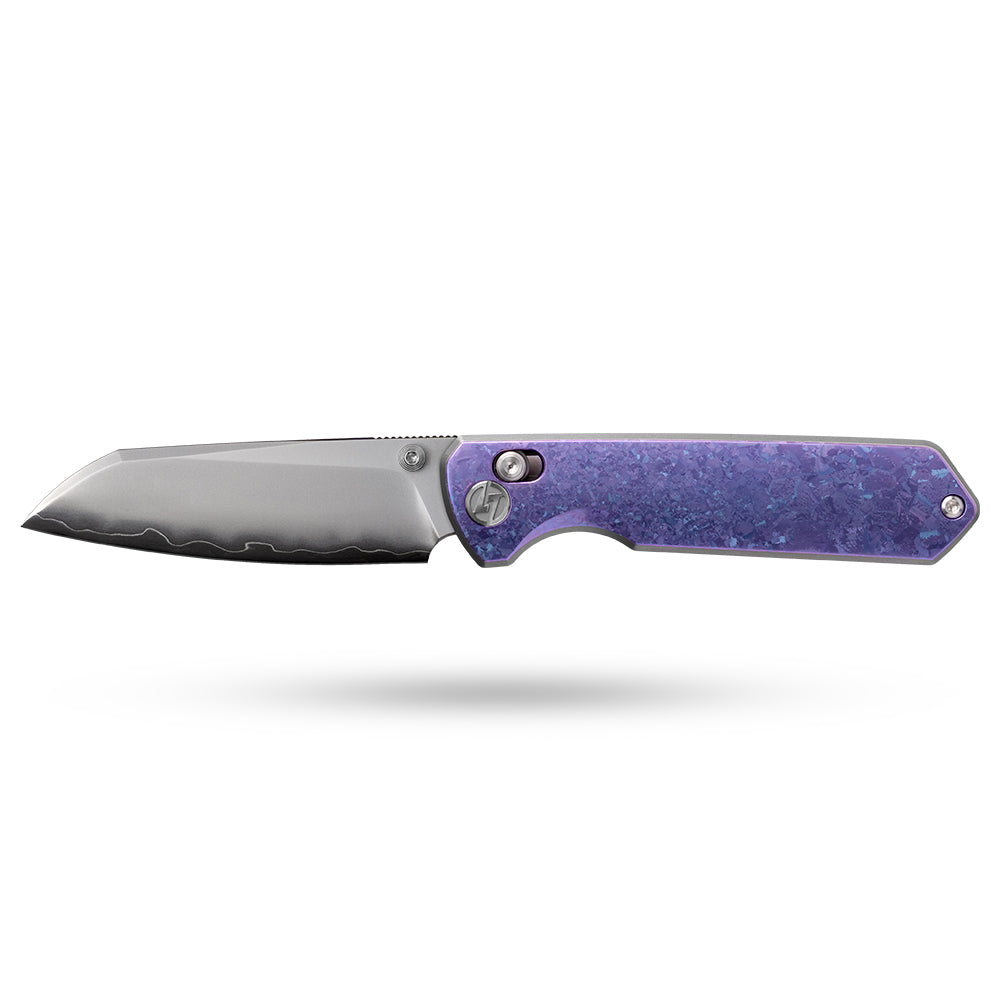 Imperial Penguin M060(3.35''+SLD Magic+Crystallized Titanium)-Axis lock-thumb stud