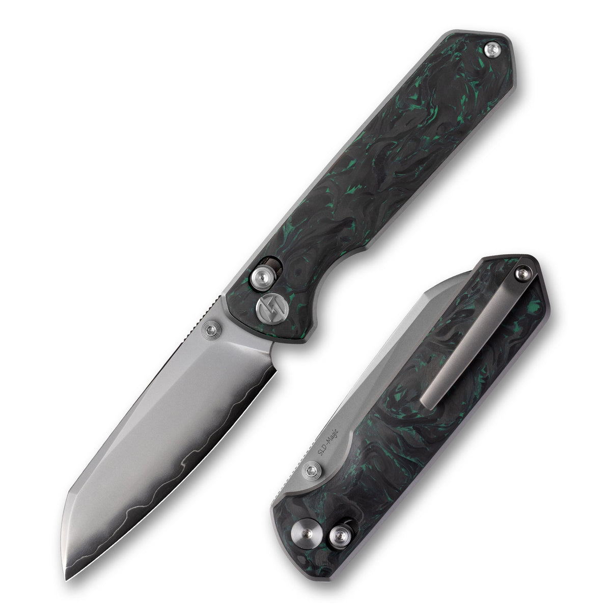 Imperial Penguin M060(3.35''+SLD Magic+Carbon fibre)-Axis lock-thumb stud