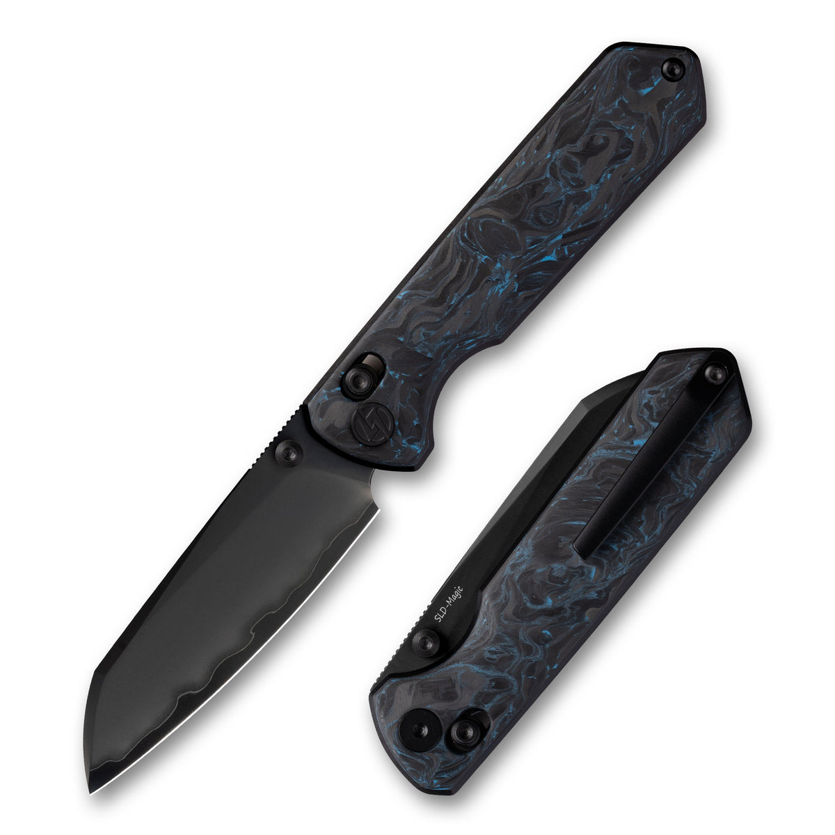 Imperial Penguin M060(3.35''+DLC-SLD Magic+Carbon fibre)-Axis lock-thumb stud