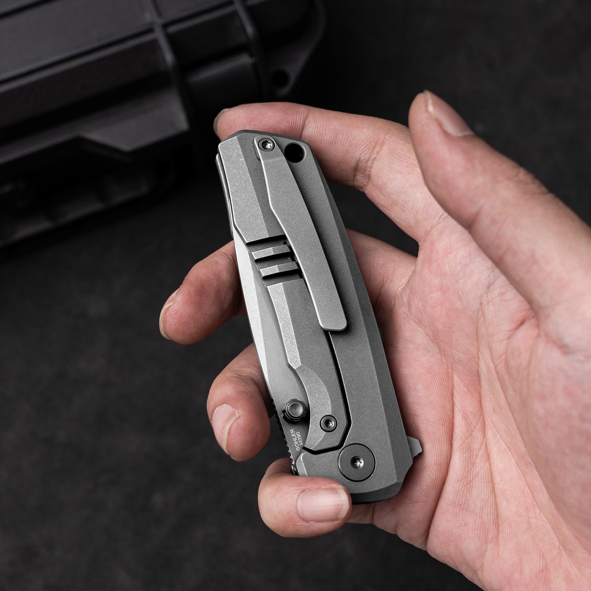 Ti-Bomber 2.0 T065 - Drop Point（2.95"+Bohler M390 +Titanium）