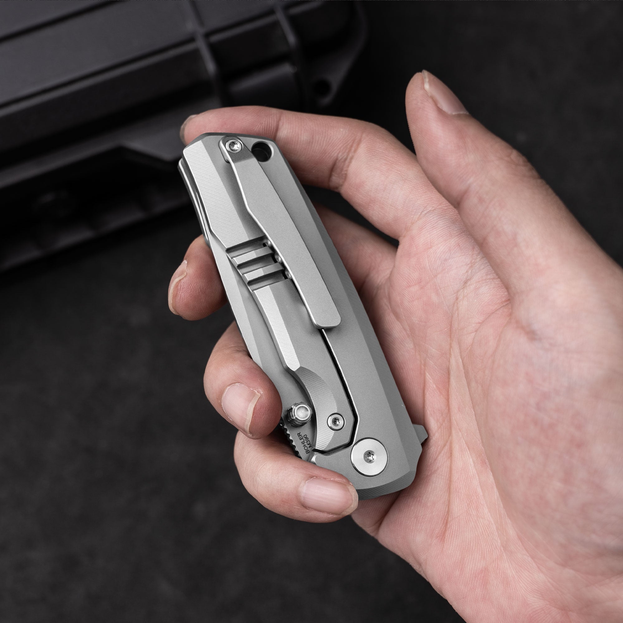 Ti-Bomber 2.0 T065 - Drop Point（2.95"+Bohler M390 +Titanium）