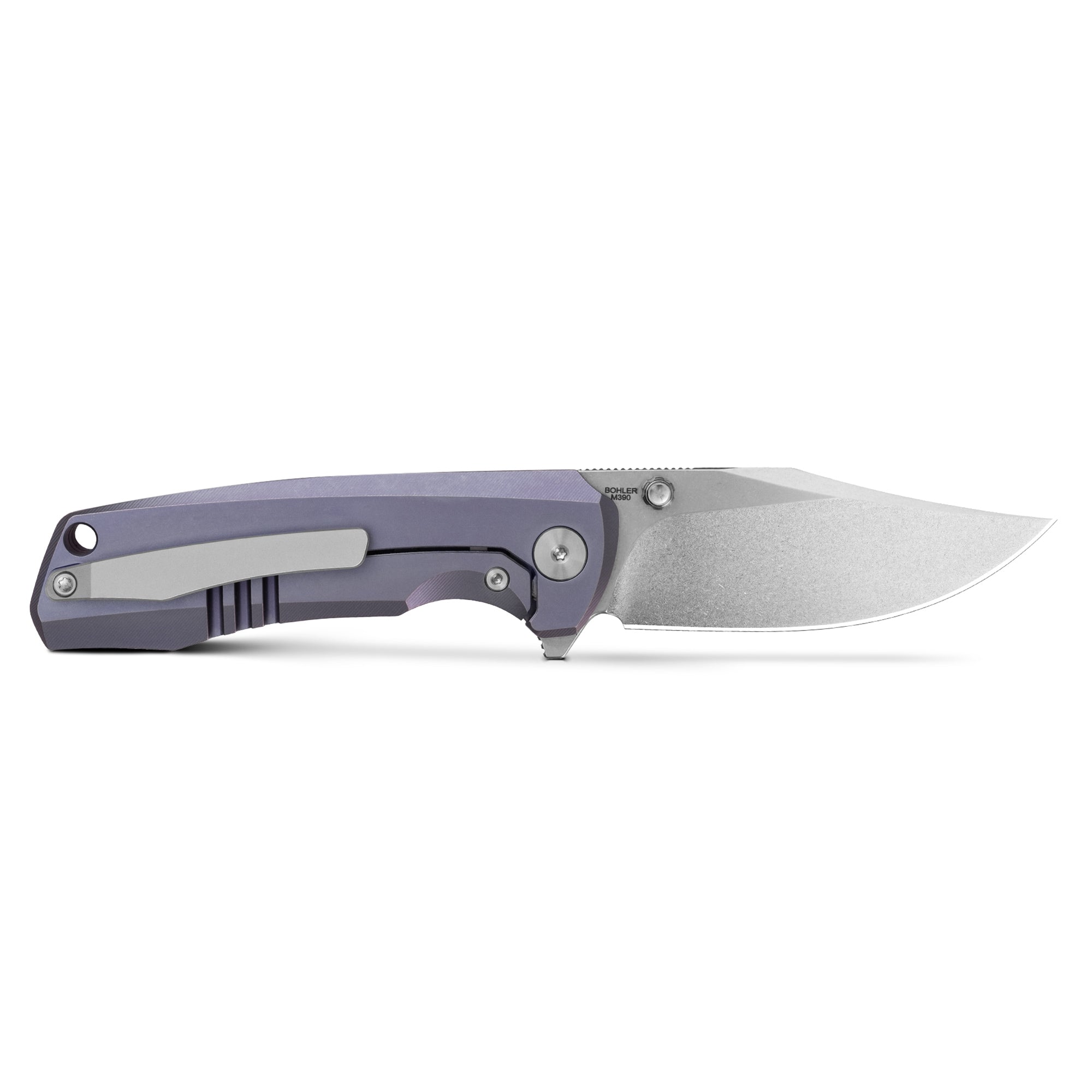 Ti-Bomber 2.0 T068 - Clip Point（2.95"+Bohler M390 +Titanium）
