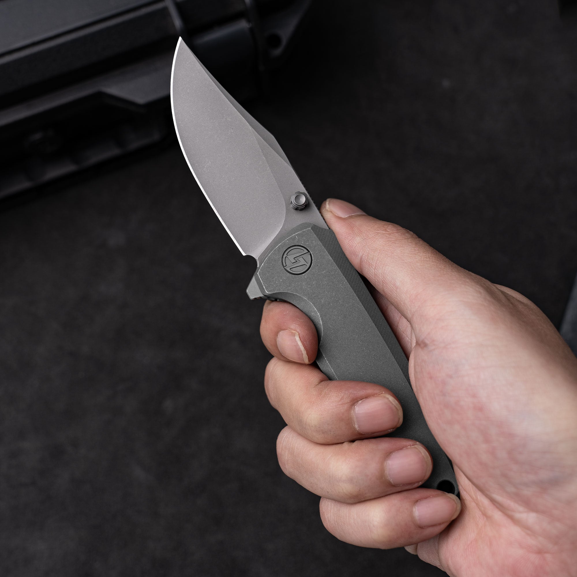Ti-Bomber 2.0 T068 - Clip Point（2.95"+Bohler M390 +Titanium）