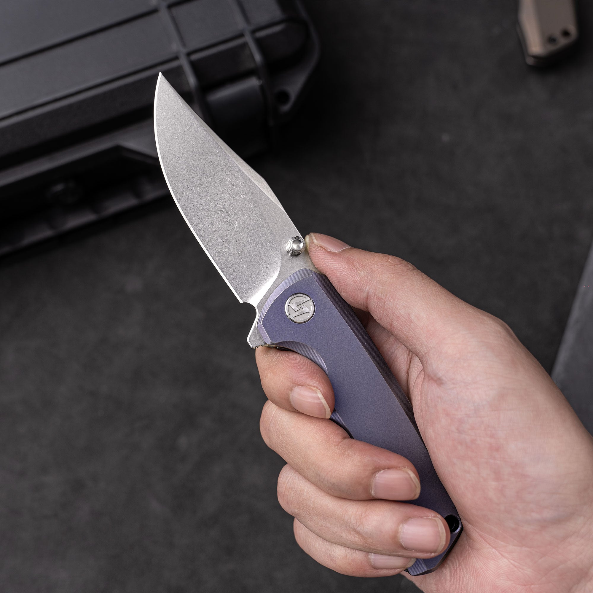 Ti-Bomber 2.0 T068（2.95"+Bohler M390 +Titanium）-OLITANS