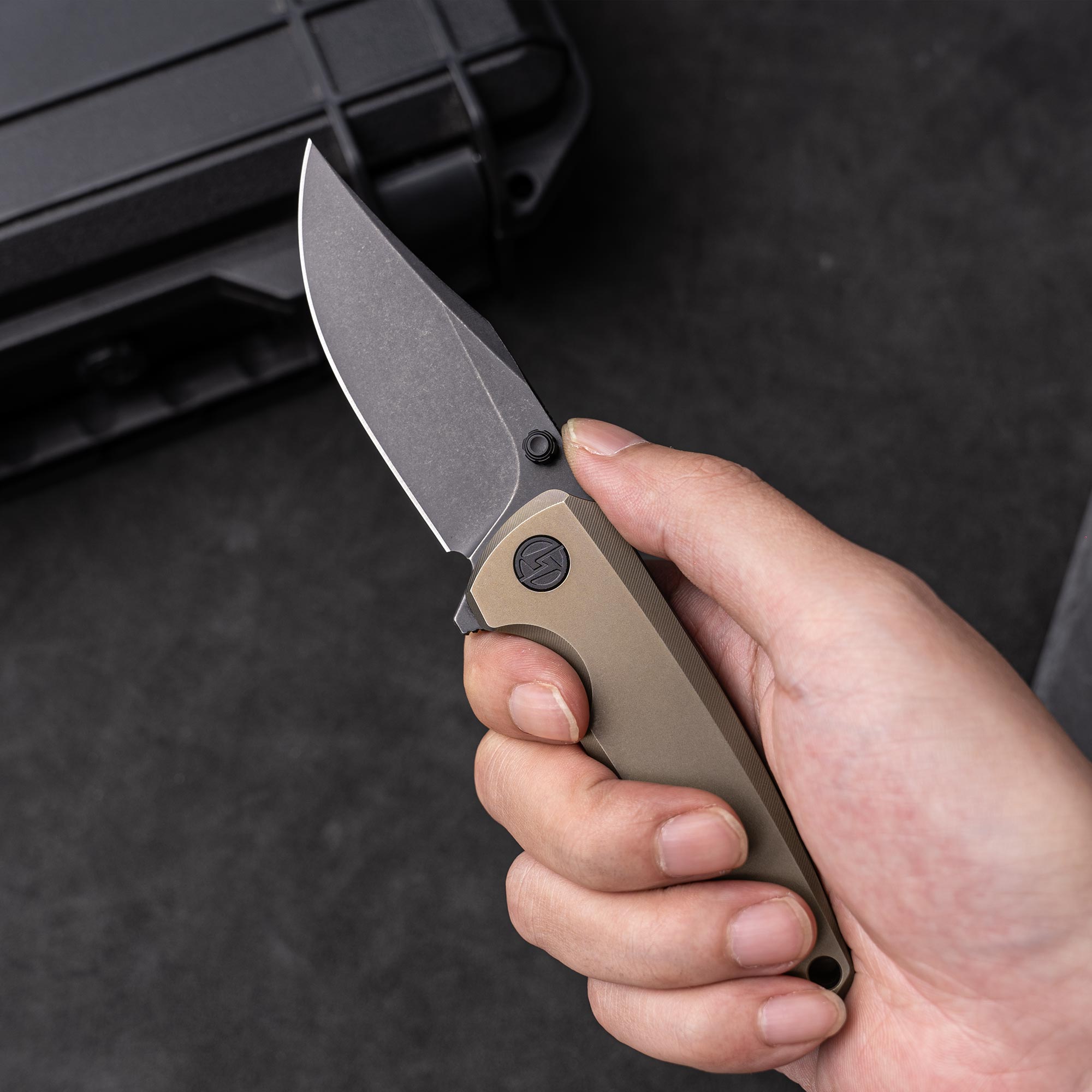 Ti-Bomber 2.0 T068 - Clip Point（2.95"+Bohler M390 +Titanium）