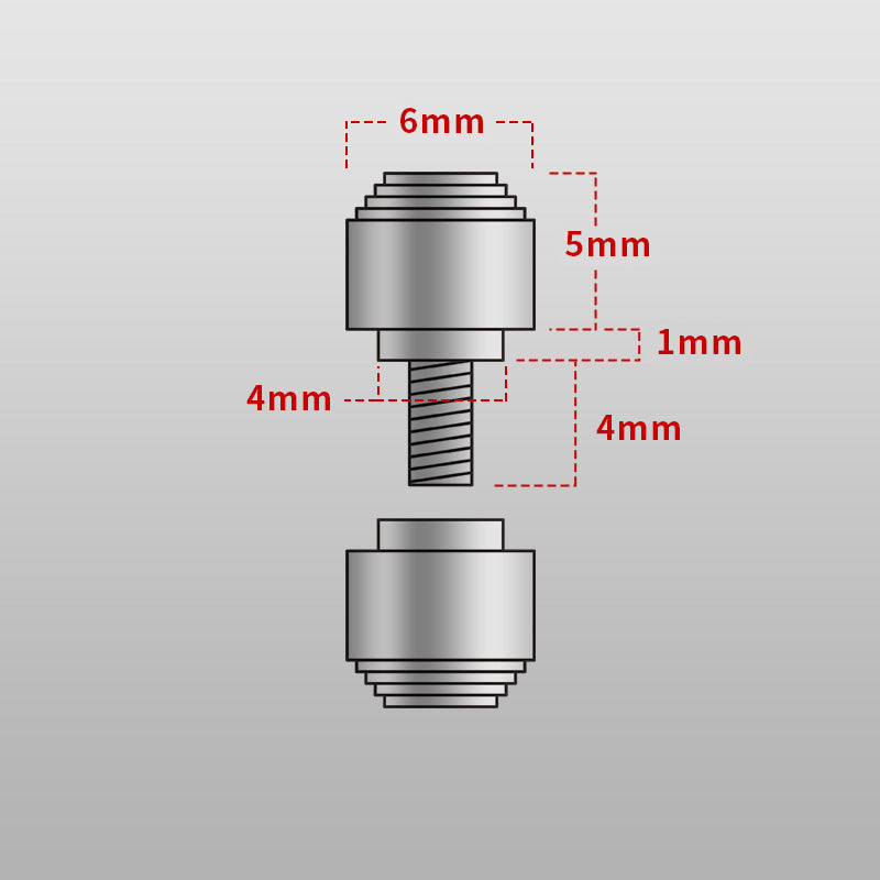 Multi-Color Anodized Aluminum alloy Thumb Stud-Olitans
